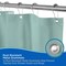 Kenney Mfg Medium Weight PEVA Shower Curtain Liner, 70in W x 72in H, Dusty Blue KN61437 - alternate 5